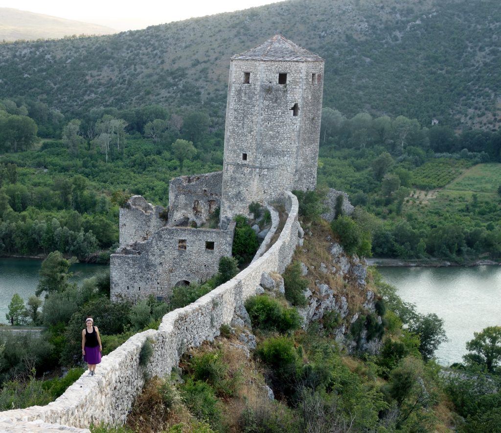 ruins outside of Mostar, Bosnia