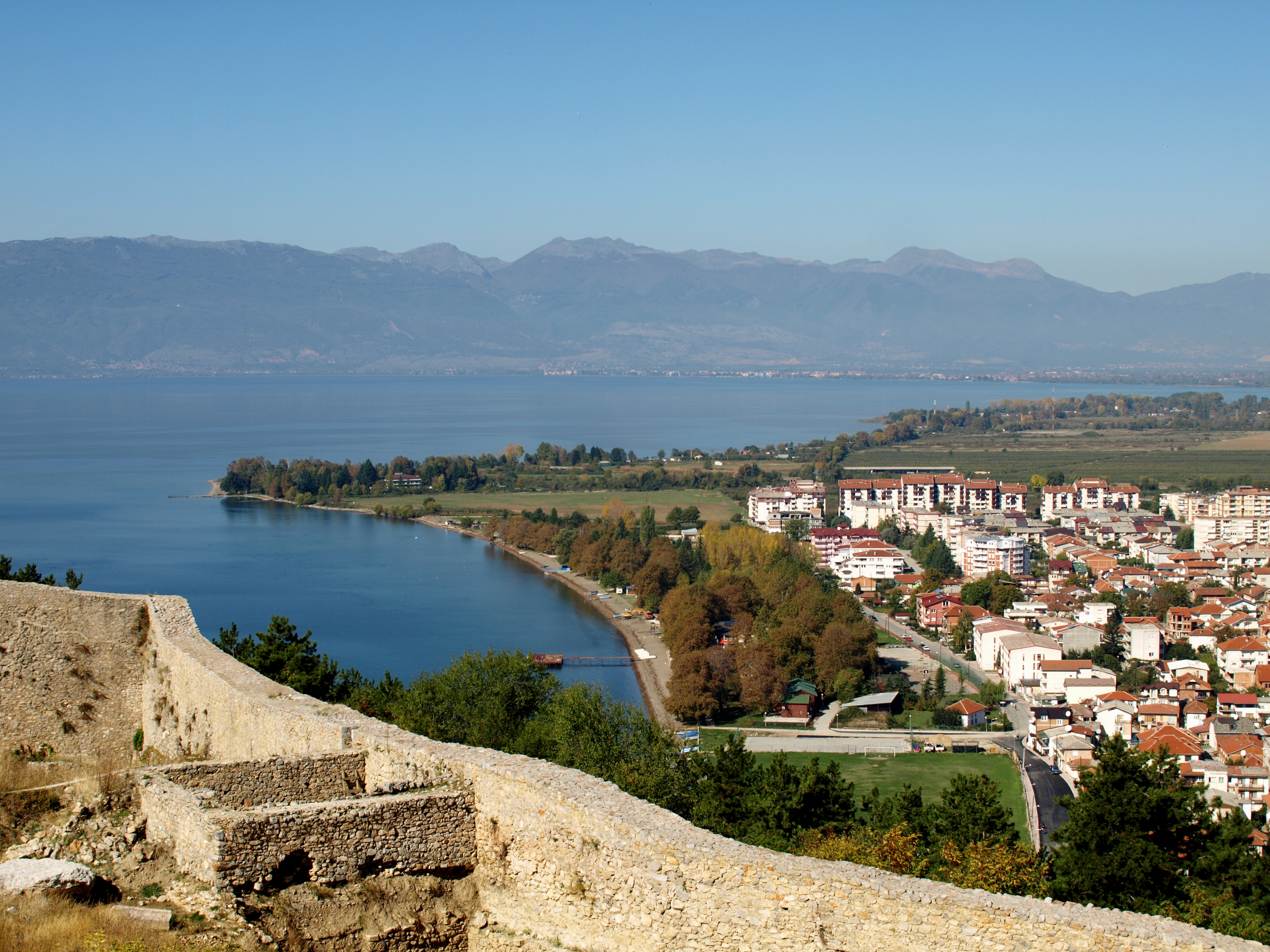View of Ohrid from Tsar Samuil's fortress